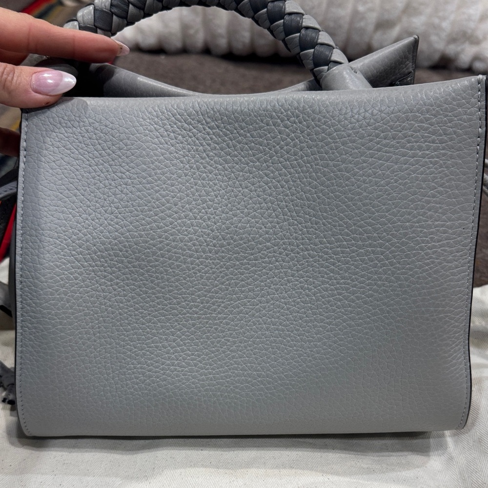 Mulberry Light Gray Leather Iris Purse - Picture 10 of 13
